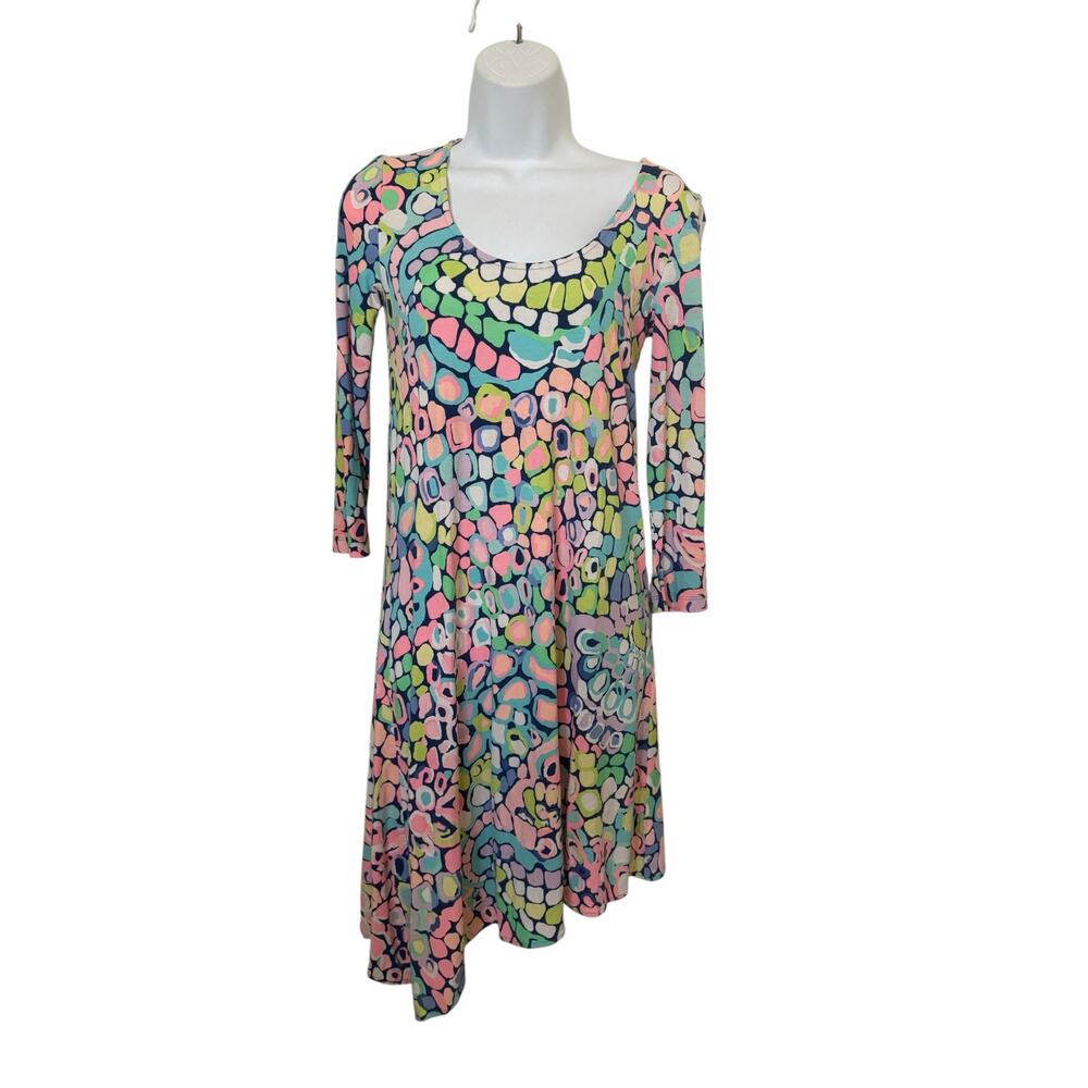 Lilly Pulitzer Multicolor Ariana Asymmetrical Stretch Dress  XS